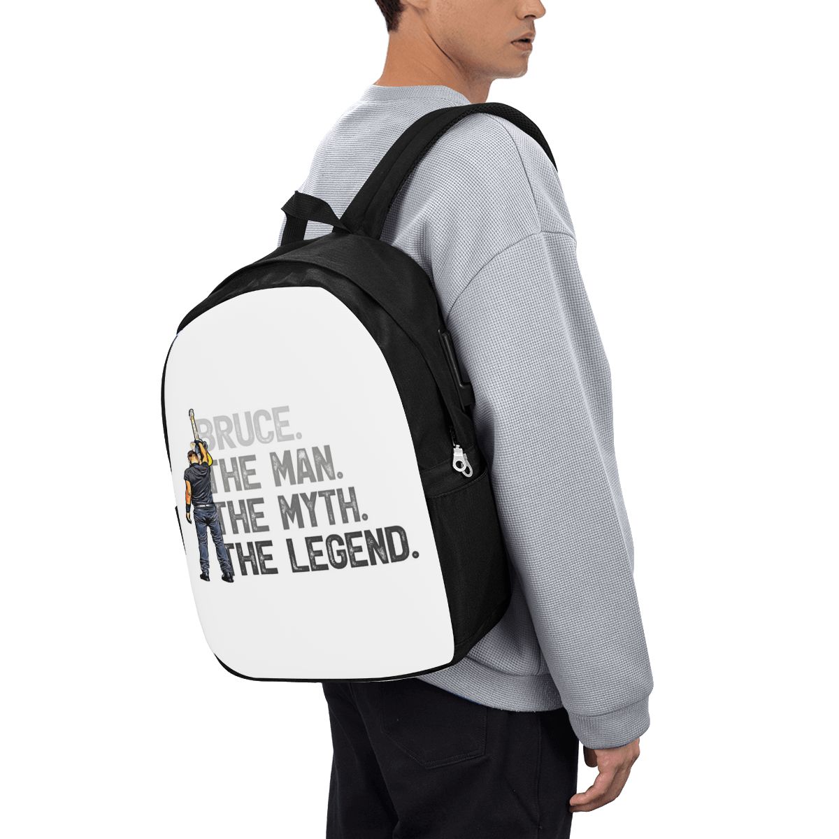 Travel Bags - ブルース・スプリングスティーン バックパック トラベルノートブックバッグ コンピューター 大学生 スクールバッグ