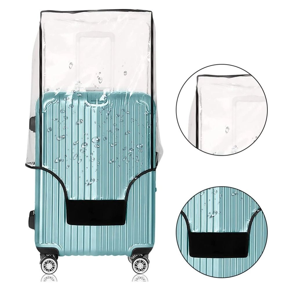 Waterproof Suitcase Cover Protector - 新しい旅行用荷物保護ケース PVC透明荷物カバー 防水耐久性のあるスーツケース保護カバー