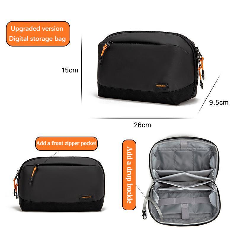 多機能デジタルアクセサリーバッグ。防水加工を施したナイロン製 - Travel Bags のレビューと価格