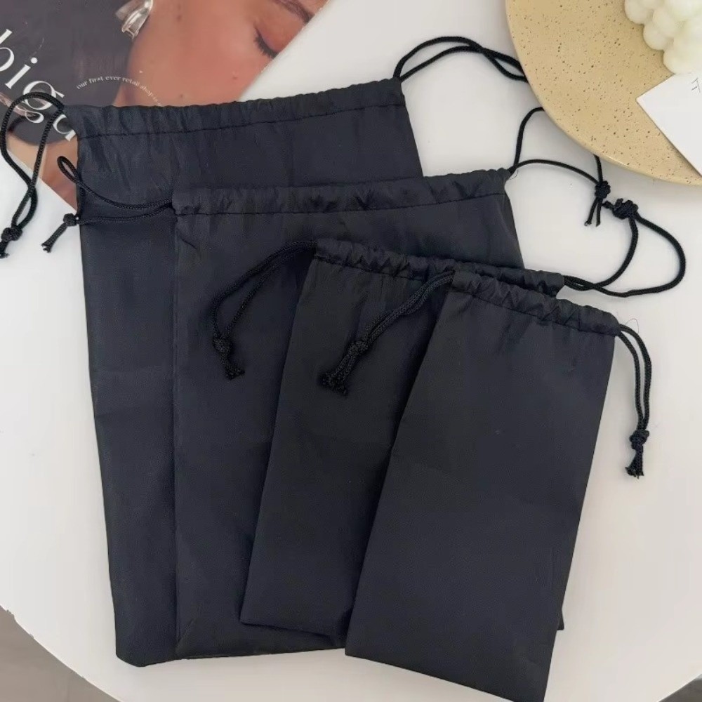新しいドローストリングクロージャー付き収納ポーチ、ポータブル - Cosmetic Bags のレビューと価格
