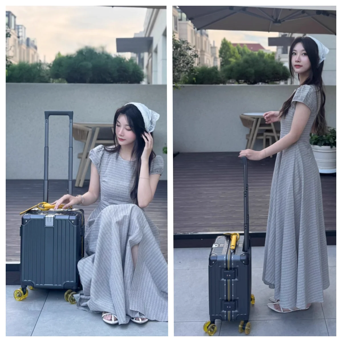 14インチ軽量トラベルローリングラゲージ、TSAロック付きア - Aluminum Frame Carry On Luggage のレビューと価格