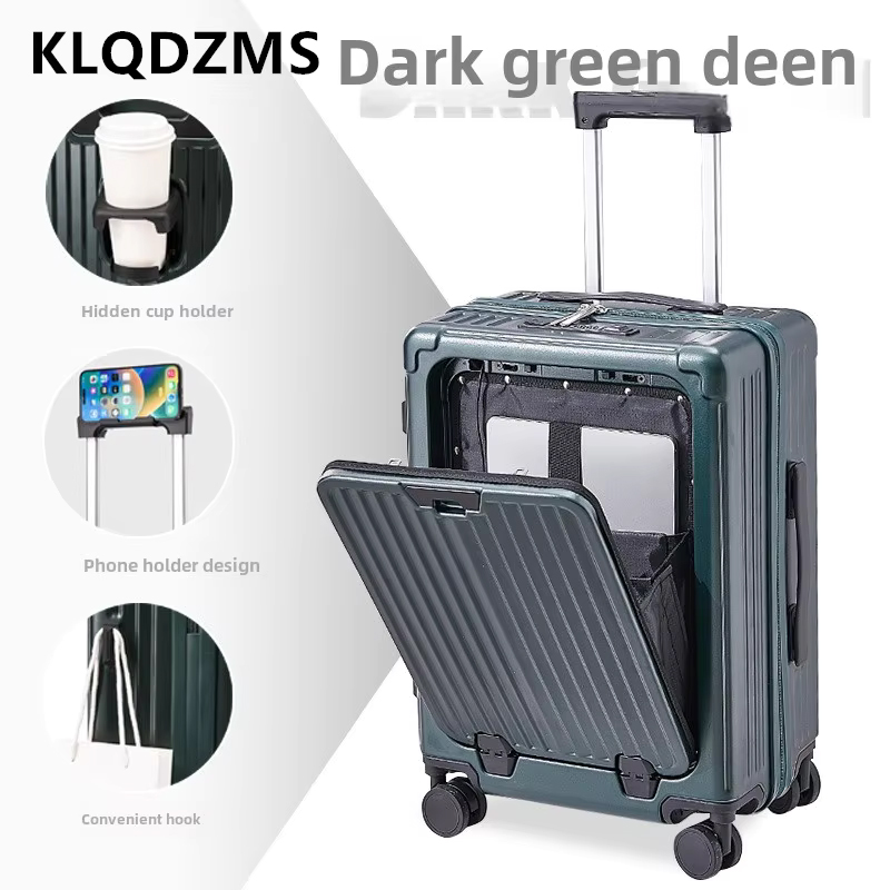 KLQDZMS 20インチ22インチ24インチ26インチラッ - Front Opening Laptop Luggage 24 Inch のレビューと価格