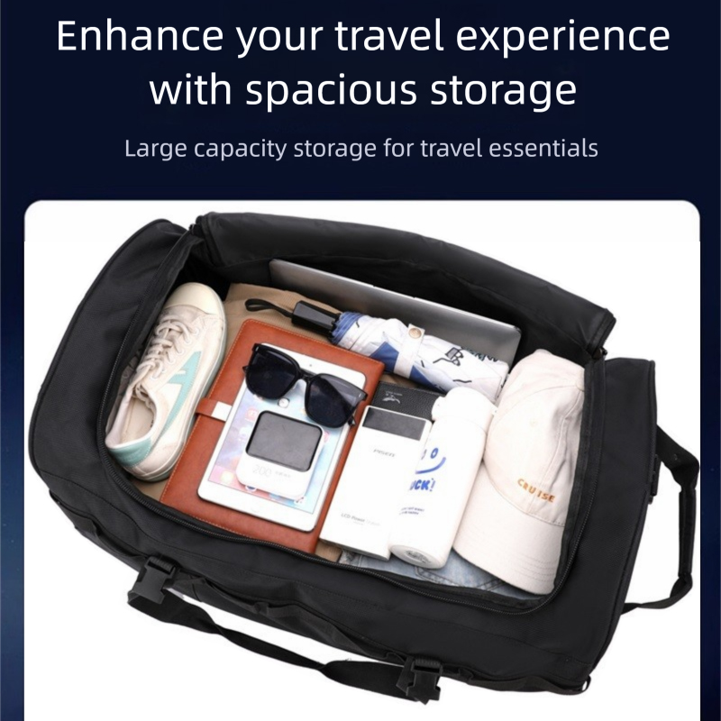 頑丈なホイール付きダッフルバッグ 折りたたみ式 防水 ローリ - Foldable Rolling Luggage Bag のレビューと価格