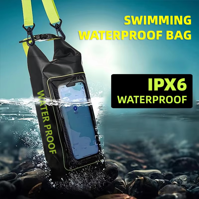 2L PVC モバイル防水バッグ水泳クロスボディバッグ漂流ラ - Handbags のレビューと価格