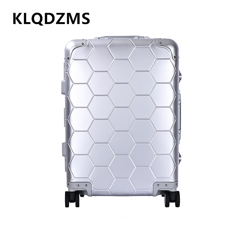 KLQDZMS キャビンスーツケース 全アルミニウムマグネシ - Spinner Wheel Rolling Suitcase 20 Inch のレビューと価格