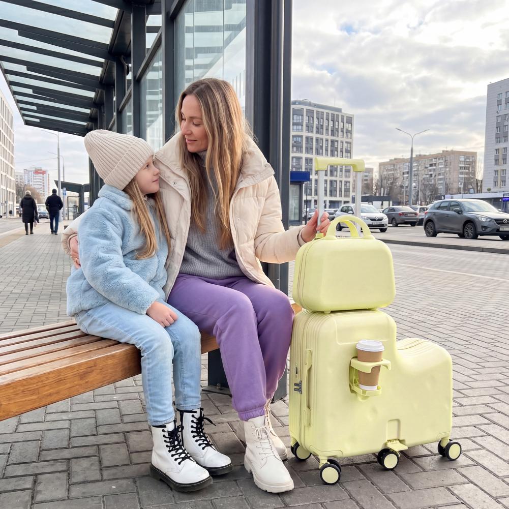 楽しいスクーター。20インチの子供用乗用バッグ。取り外し可能 - Kids Ride On Suitcase Scooter のレビューと価格